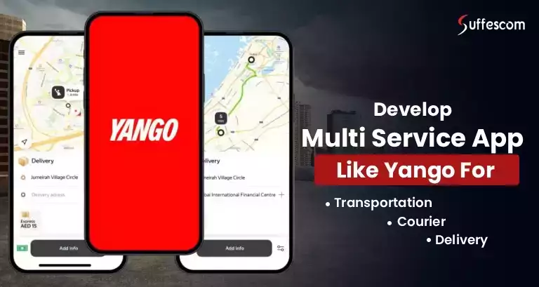 Yango Clone For Taxi, Food, e-commerce and Entertainment Business