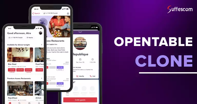 Restaurant Table Booking App Development Like OpenTable