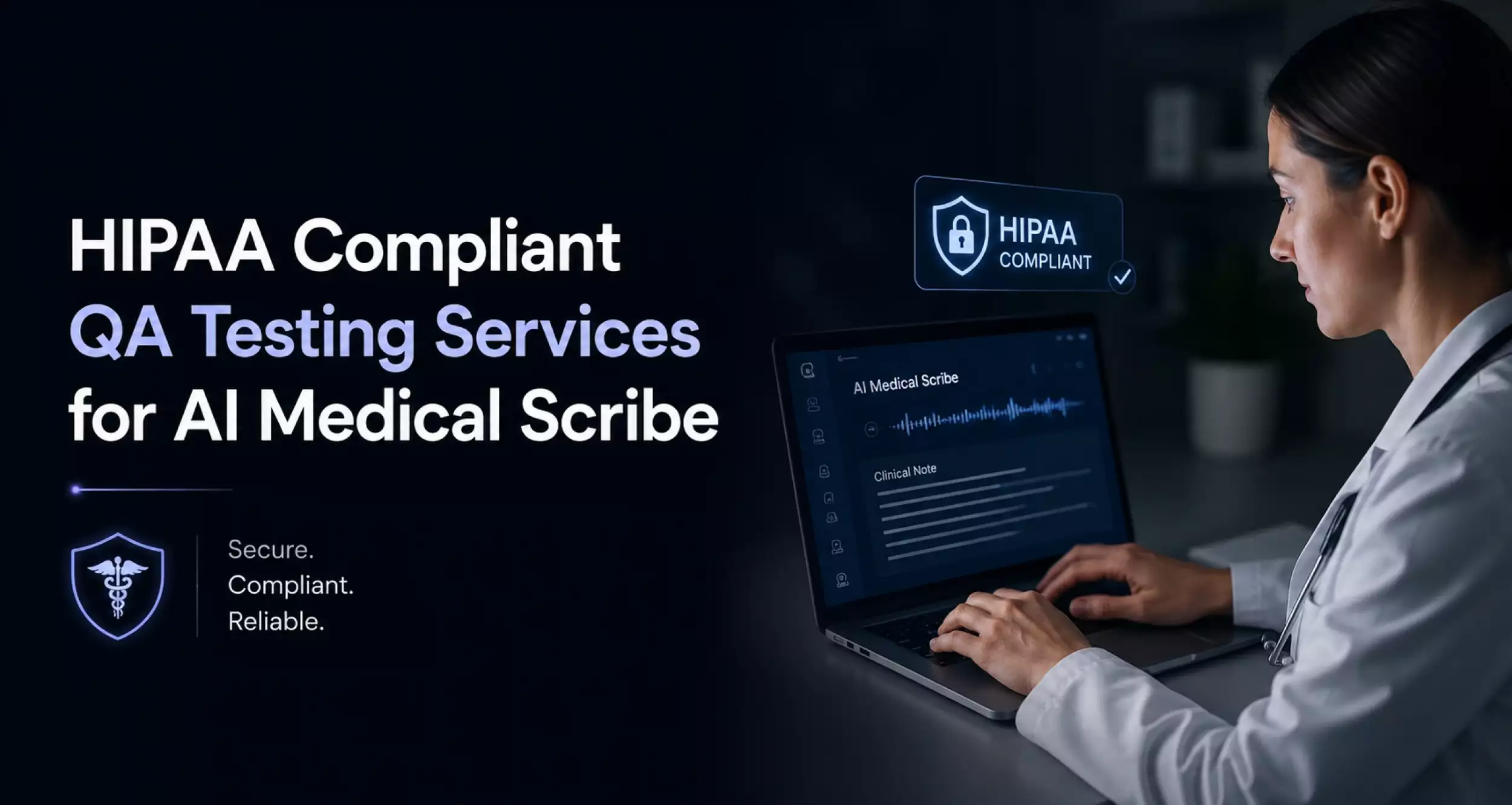HIPAA Compliant AI Scribe Platform Development