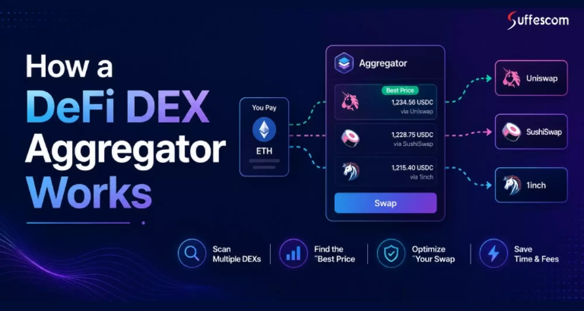 How a DeFi DEX Aggregator Works