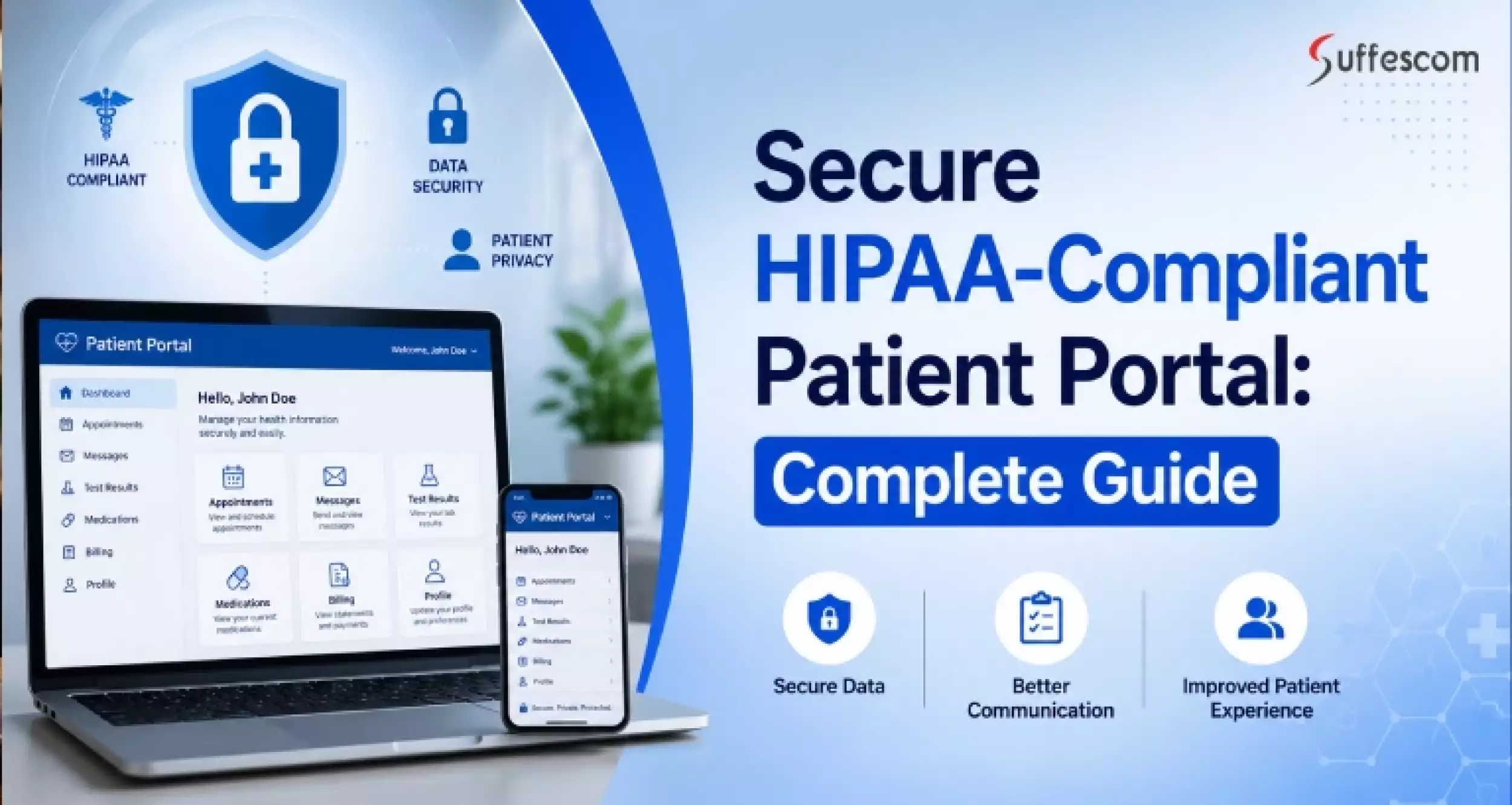 Secure HIPAA-Compliant Patient Portal Development