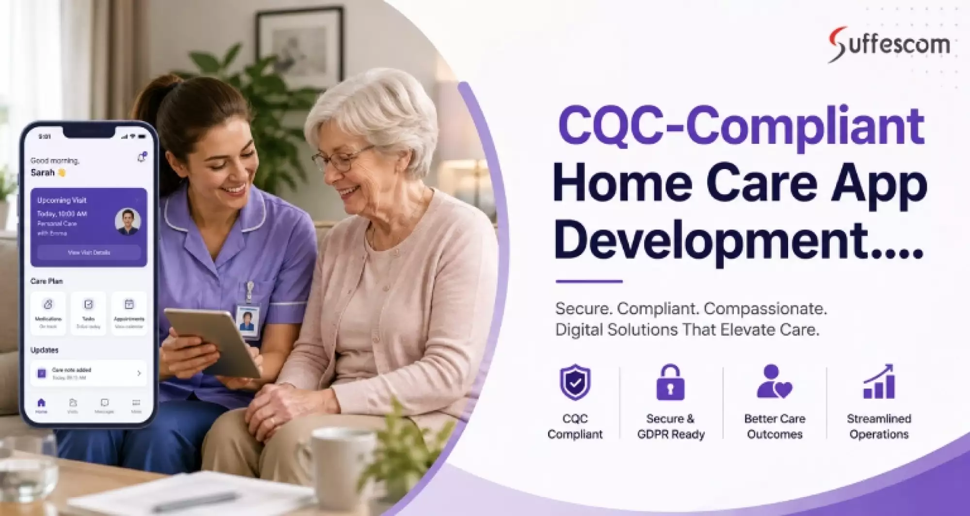 CQC Compliance-focused Home Care App Development in the UK
