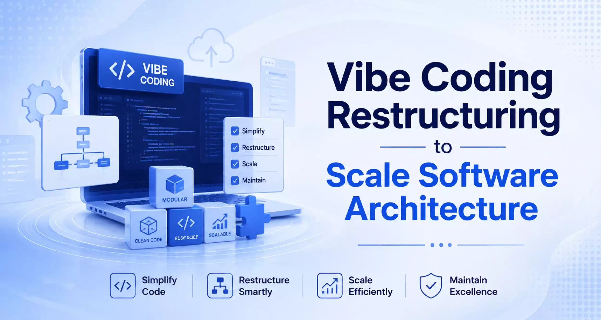 Vibe Coding Restructuring to Scale Software: Guide