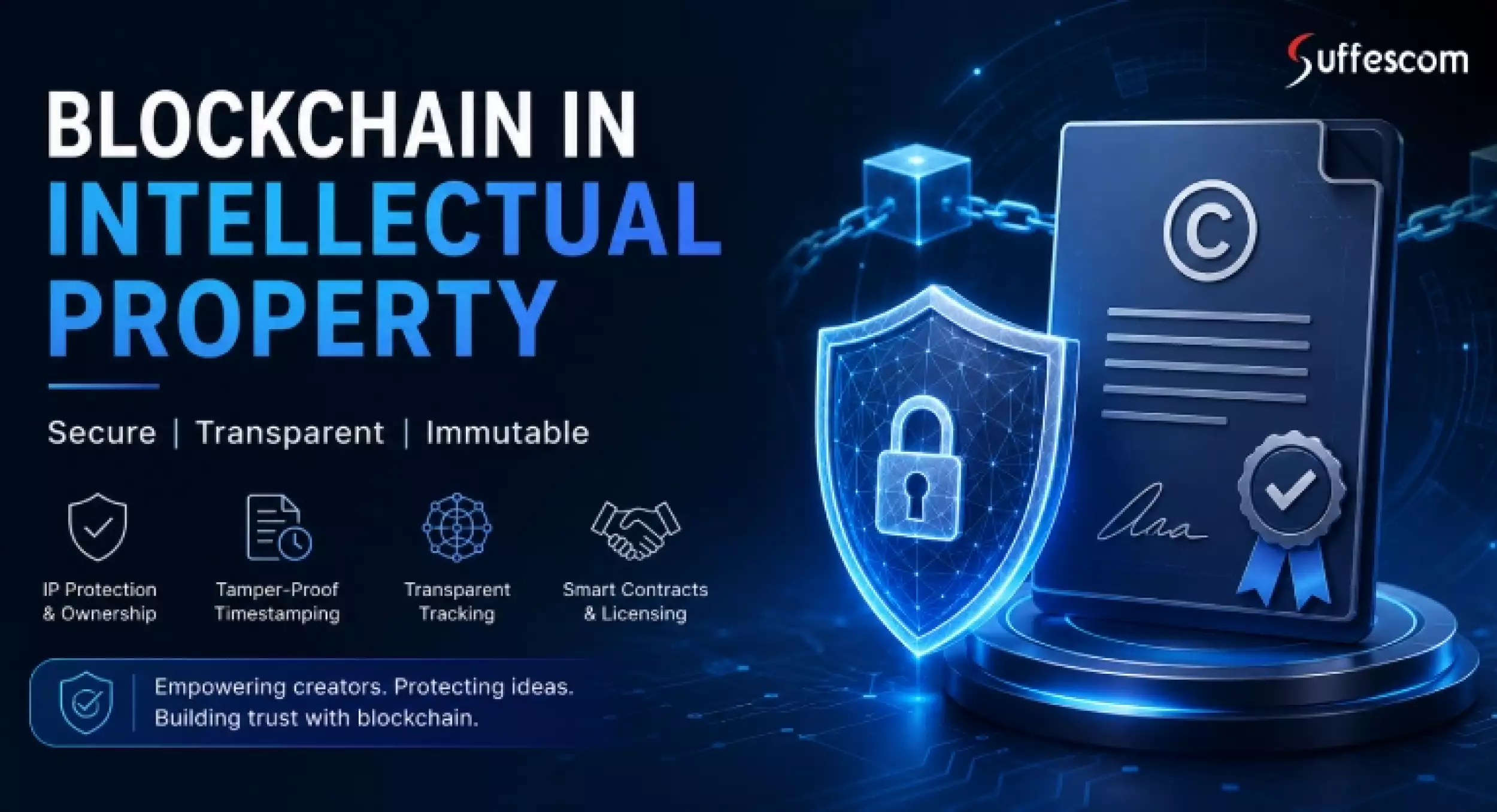Blockchain in Intellectual Property: Use Cases, Benefits & Cost