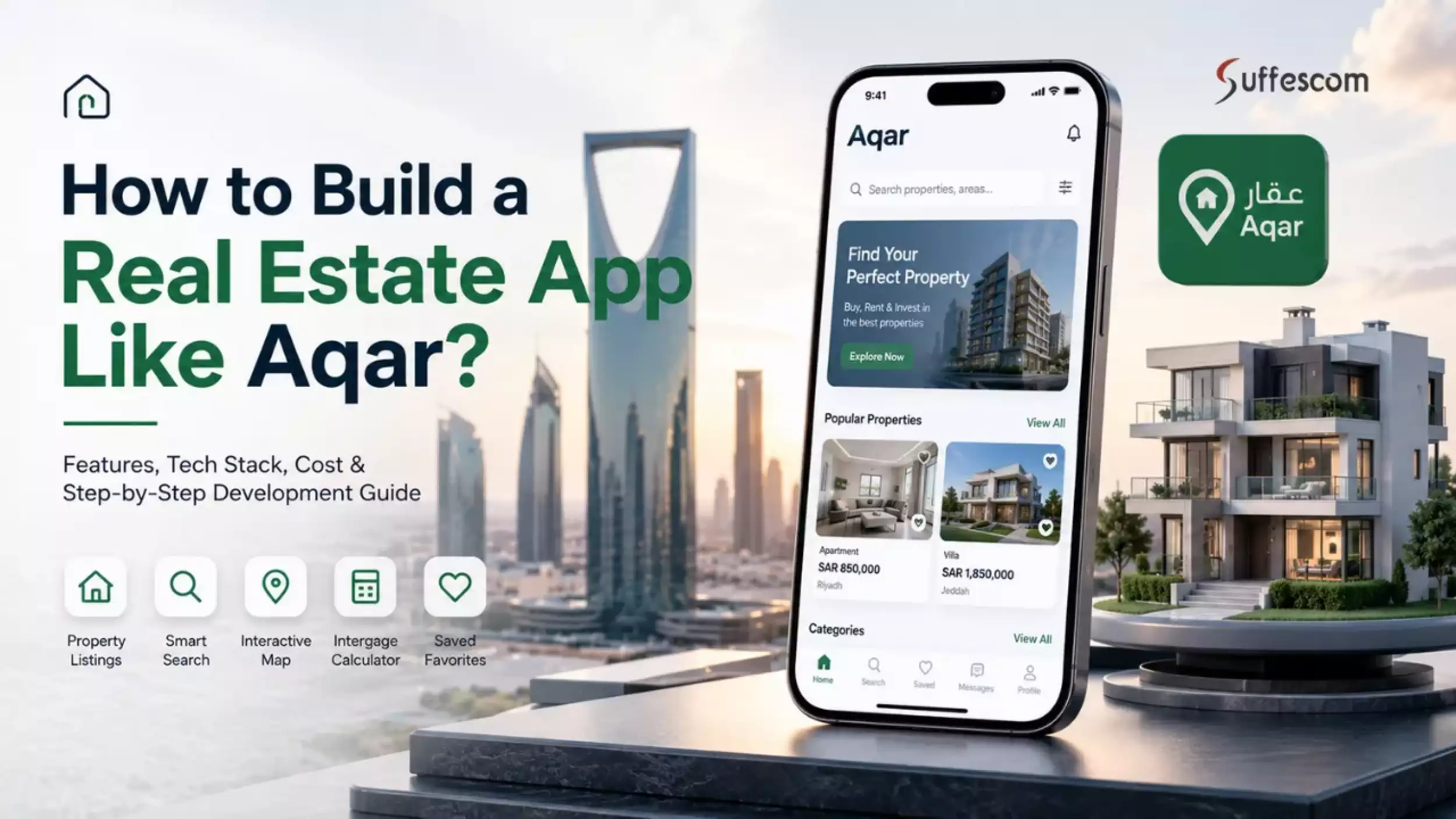 How to Build a Real Estate App Like Aqar?