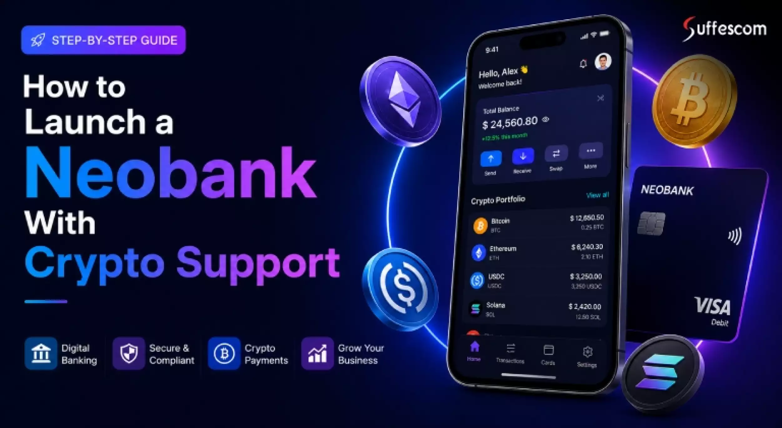 How to Launch a Neobank With Crypto Support in 2026