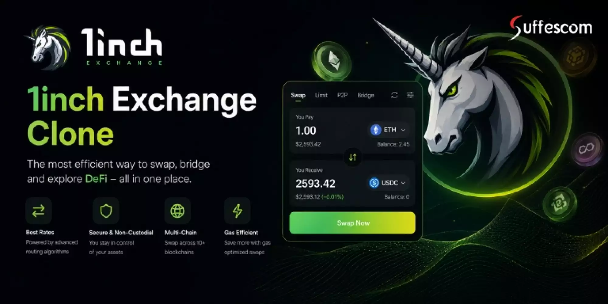 1inch Exchange Clone Script | Build a DEX Aggregator (2-4 Weeks)