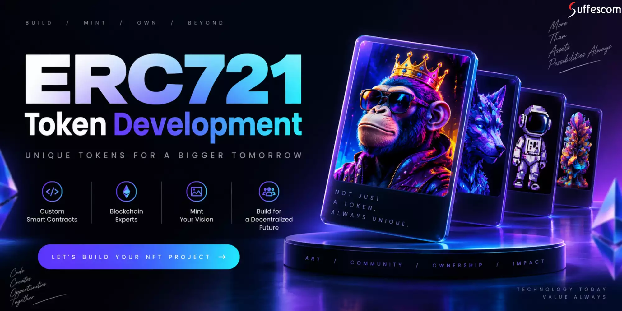 ERC721 Token Development Company | Suffescom Solutions
