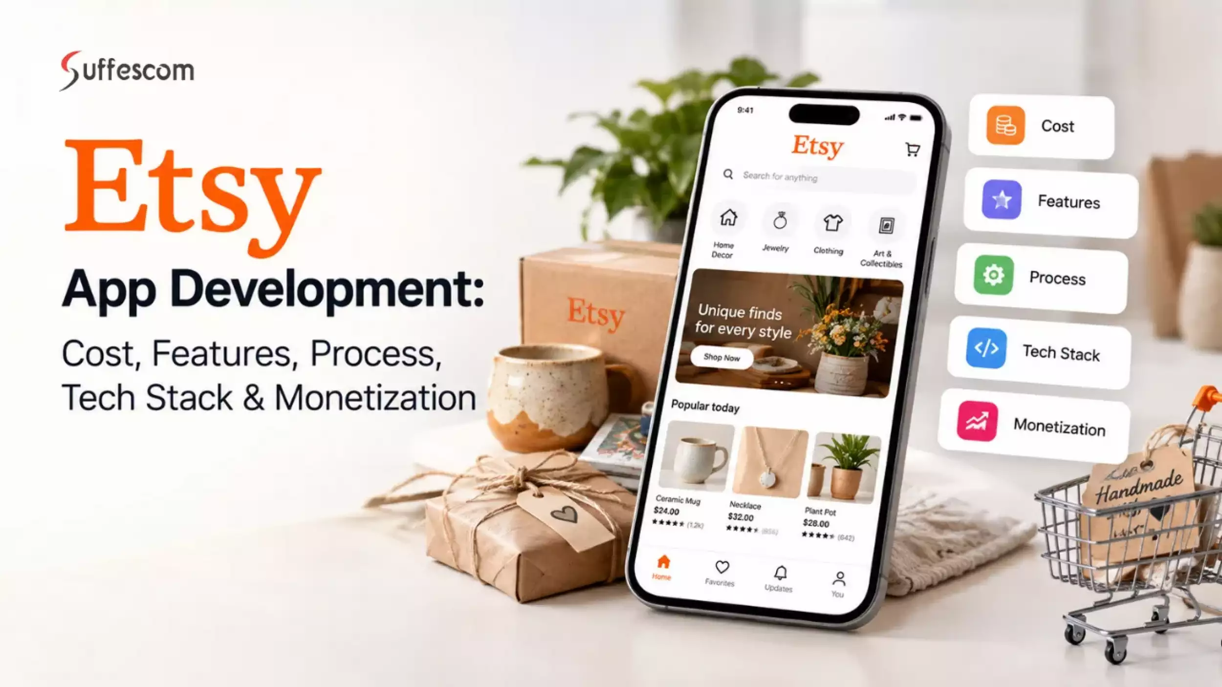 Etsy Clone App Development: Cost, Features & Process
