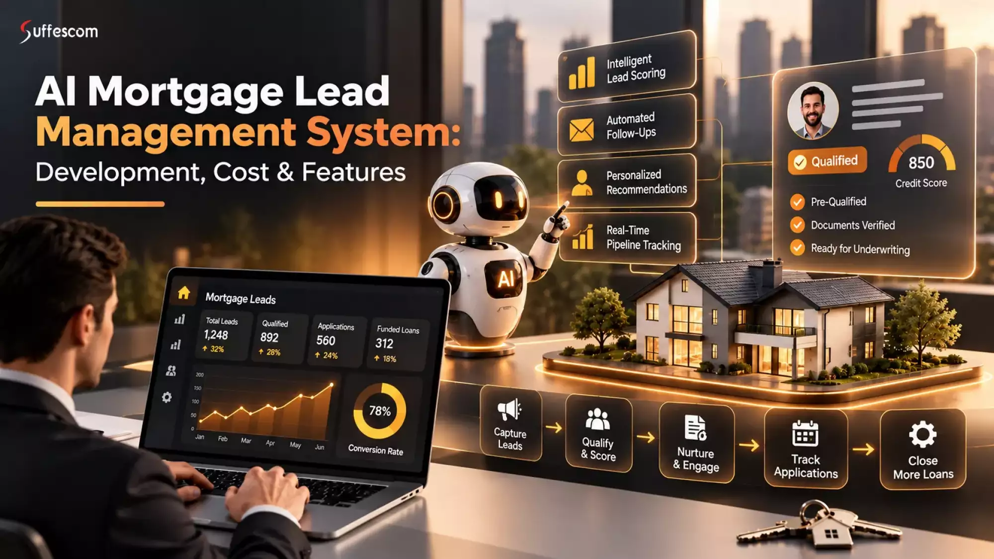 AI Mortgage Lead Management System Development | Cost & Features